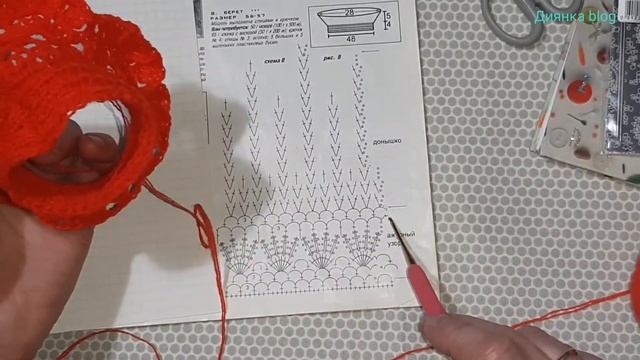 Ажурный берет крючком/ Пошаговый мастер класс/ Берет для куклы/Женский берет смотреть онлайн