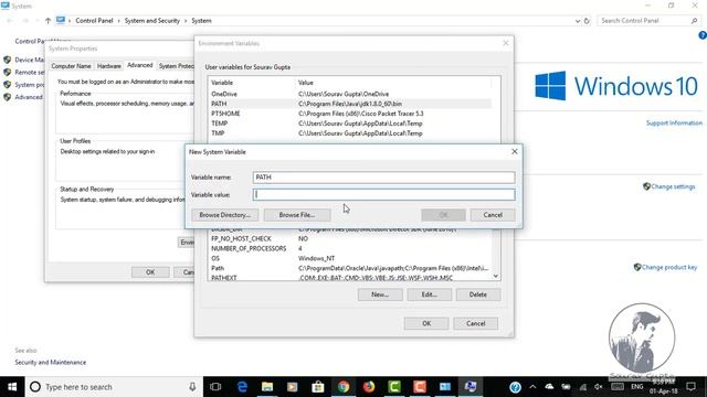 How to set JDK Path (TextPad) in Windows 8/10 смотреть онлайн
