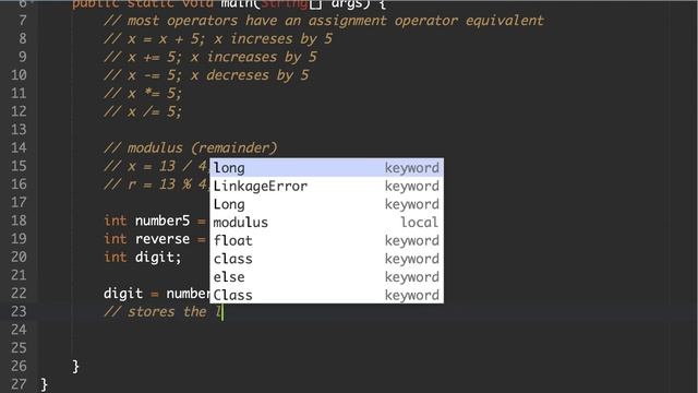Java Variables Lesson - Assignment Operators смотреть онлайн