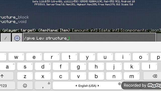 как призвать барьер командный блок и структурный блок в майнкрафте на телефоне смотреть онлайн