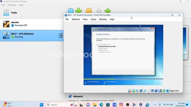 Cara Install Windows 7 melalui Oracle VM VirtualBox смотреть онлайн
