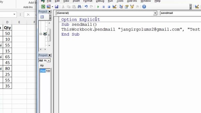 Email excel file VBA Code | How to send email form excel | Excel VBA lesson 55 | Excel VBA function смотреть онлайн