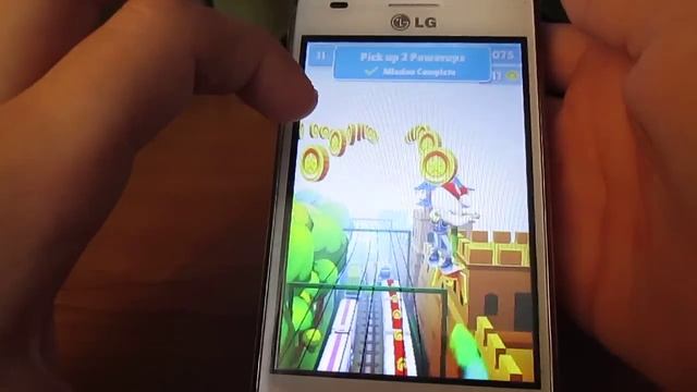 Обзор Subway Surfers для Android.(LG Optimus L5) смотреть онлайн