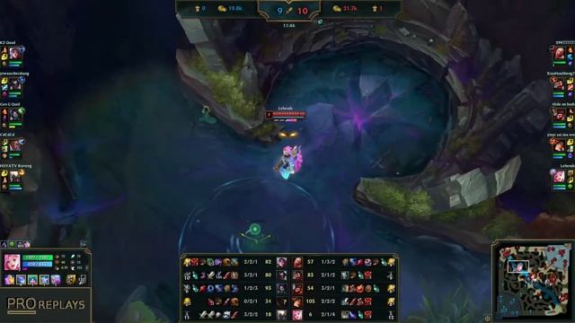 LEHENDS (SERAPHINE) vs PANTHEON - BOTTOM SUPPORT GAMEPLAY - KR Ranked GRANDMASTER смотреть онлайн