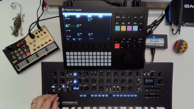 Space Clavi Jam on Korg Minilogue XD, Volca Drum and Polyend Tracker смотреть онлайн