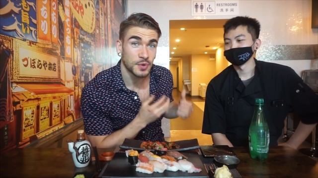 DEATHLY SPICY SUSHI CHALLENGE WITH CAROLINA REAPERS | 9 MILLION SCOVILLE | MAN VS FOOD смотреть онлайн