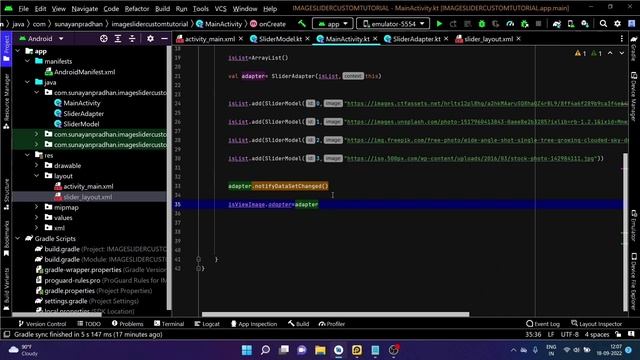 Android Infinite Auto Image Slider Using View Pager 2 | Android Studio | Kotlin смотреть онлайн