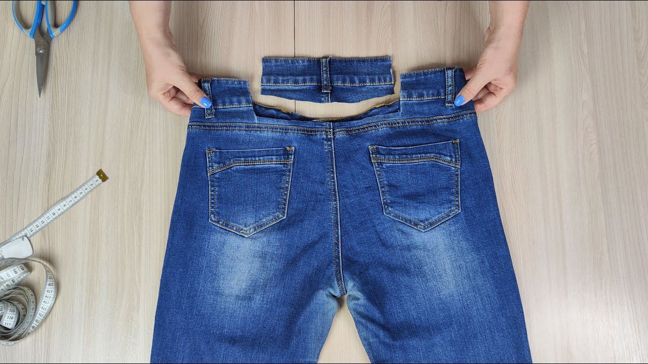 ⭐️САМЫЙ ПРОСТОЙ СПОСОБ УВЕЛИЧИТЬ ДЖИНСЫ В ПОЯСЕ смотреть онлайн