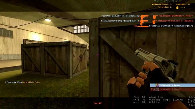 CS:S aim_deagle 5k clip by 7up смотреть онлайн