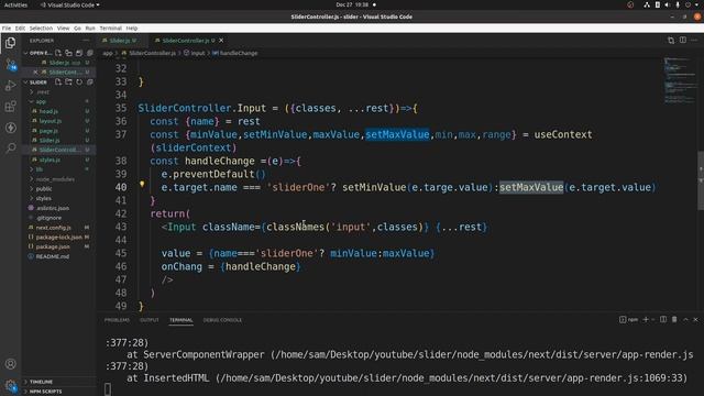 How to Build Custom Range Slider Using Next.js 13 Part 2/4 смотреть онлайн