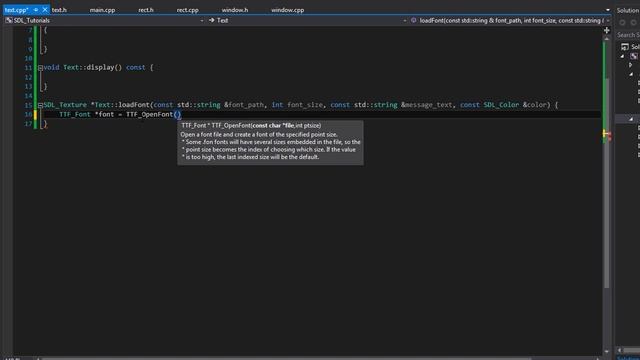 Rendering Text - C++/SDL 2 Tutorials Ep. 8 смотреть онлайн