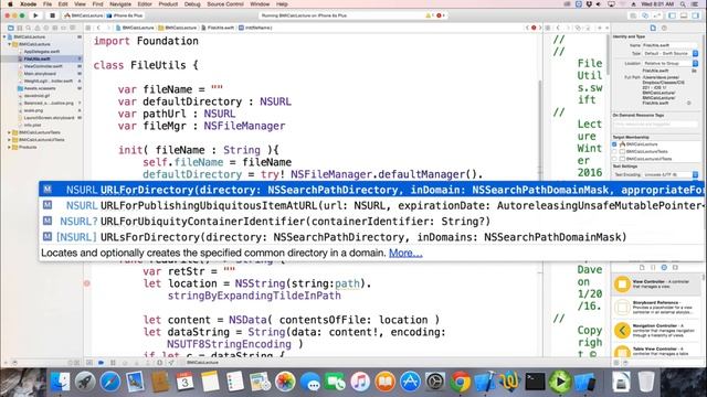 iOS Swift 2.2 Mobile Development - Lecture 12/25 - Writing Log File смотреть онлайн