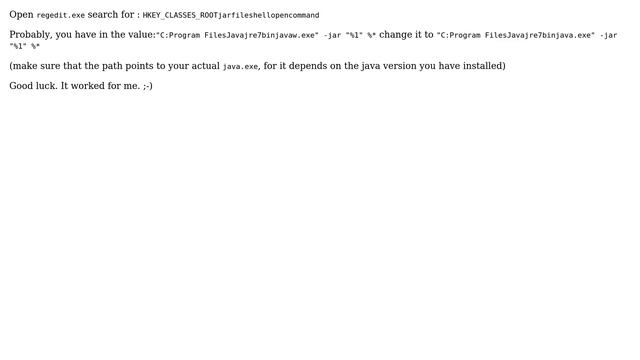 Java .jar files to run on double-click (4 Solutions!!) смотреть онлайн