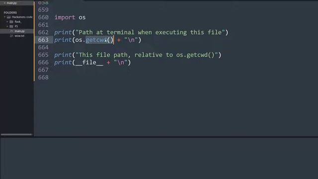 Use Python to get your Current Working Directory ! смотреть онлайн
