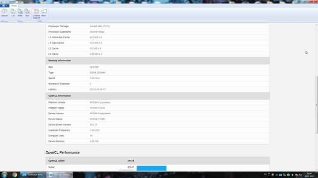 Geekbench 5 in 2021 on Nvidia Quadro T1000 _ (Windows 7), OpenCL смотреть онлайн