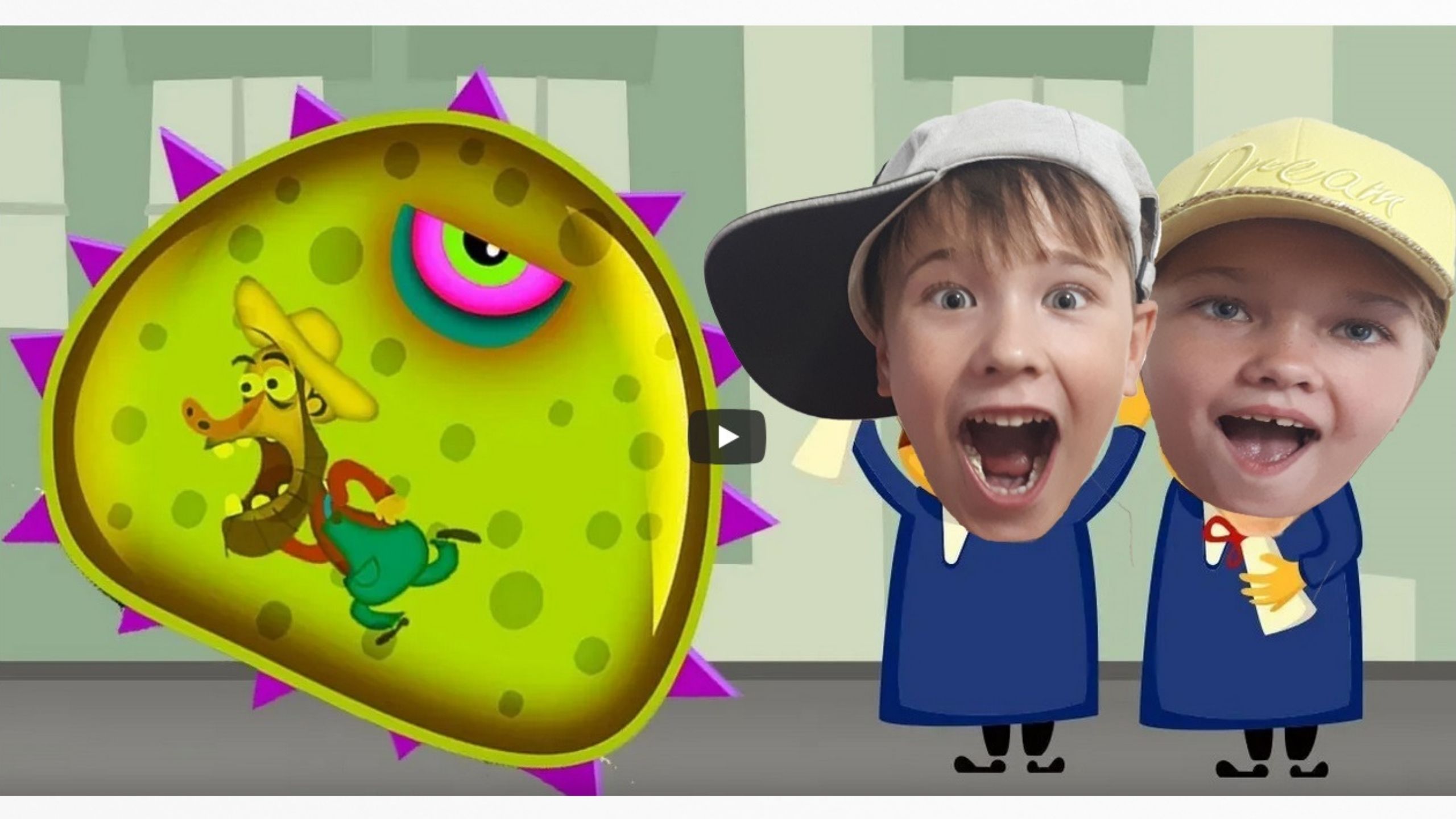 Приключения МОНСТРА в Mutant blobs attack. смотреть онлайн