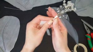 Цветок из органзы с люреском! Новый материал для Ростовых цветов!