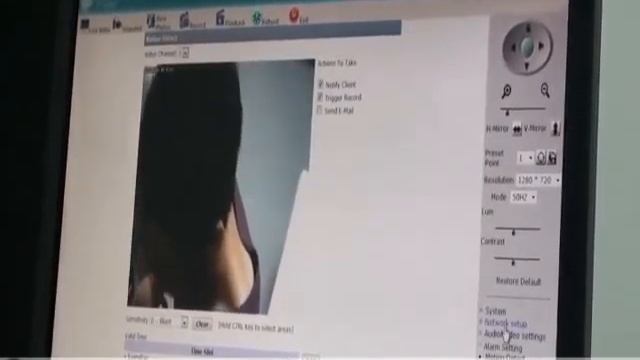 Купольная IP камера HD 720p, PTZ, 3x, microSD смотреть онлайн