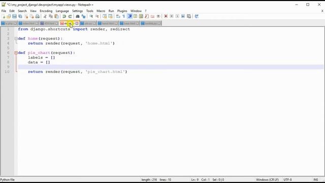 How to Use Chart-js with Django Example Pie Chart смотреть онлайн