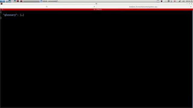 Astuces Linux - 25. FX : outil de lecture de json смотреть онлайн