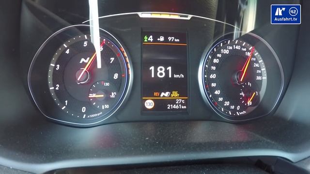 2018 Hyundai i30N Performance 0-100 kmh kph 0-60 mph Tachovideo Beschleunigung Acceleration смотреть онлайн