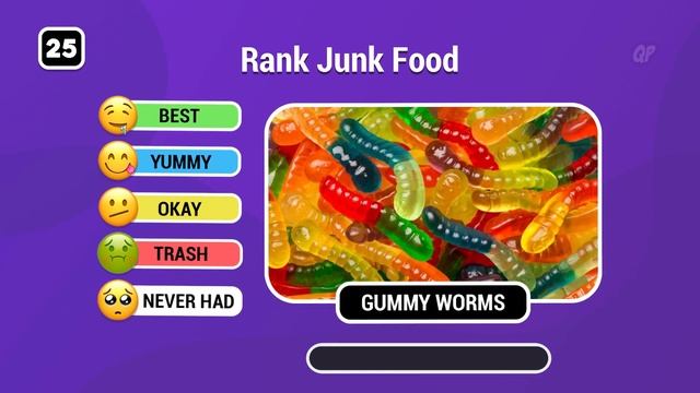 ? Tier List: Rank Junk Food from Best to Trash ? | Junk Food Quiz смотреть онлайн