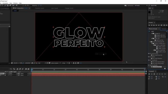 O GLOW PERFEITO DO AFTER EFFECTS смотреть онлайн