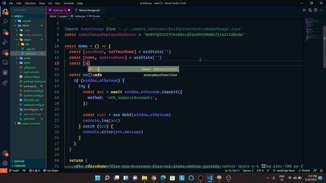 Setup Metamask Wallet with ReactJs & NextJs Project || Blockchain developement смотреть онлайн