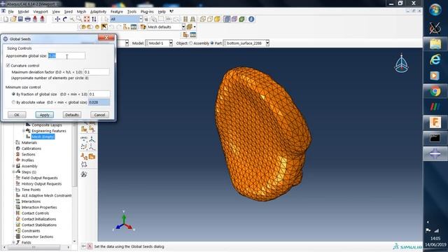 Tutorial: Importing a CAD model into Abaqus смотреть онлайн