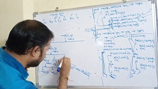 Merge Sort Algorithm || Example || Program || Tree Recursive Calls || Analysis || DAA || DS смотреть онлайн