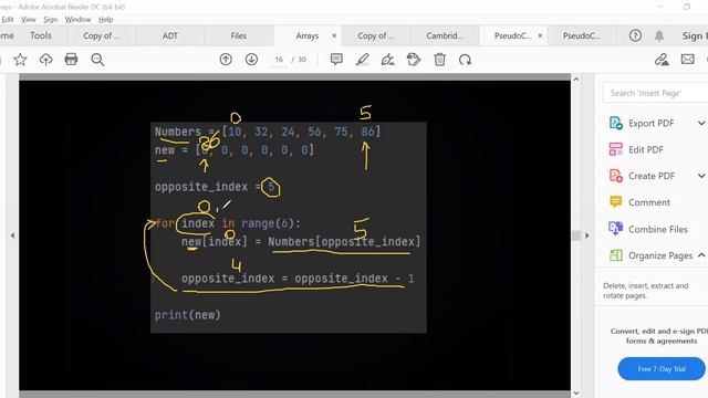 9618 - Python video tutorial Class 3 (Part 4 - Append to 1D Arrays & 2D Arrays) - Python tutor смотреть онлайн