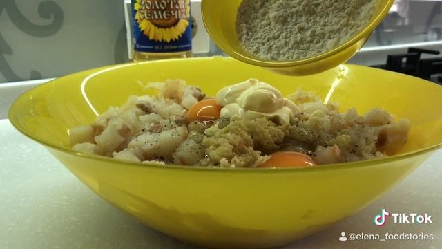 Рыбные оладьи