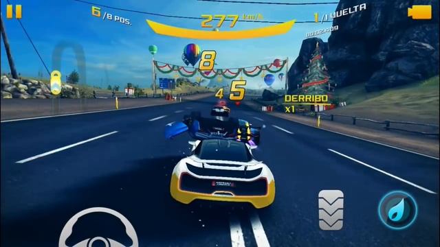 Asphalt 8 - Tap to steer animation (Winter update problem) смотреть онлайн