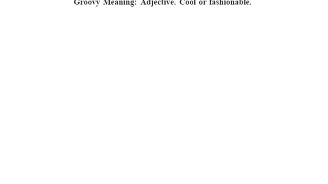 Groovy definition | Groovy meaning смотреть онлайн