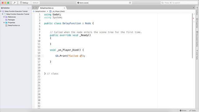 How To Delay Function Execution In GoDot Using C# - GoDot Tips And Tricks смотреть онлайн