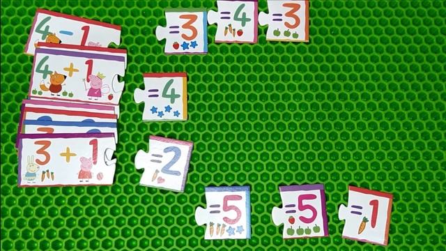 Учимся решать примеры от 1 до 10 для ДЕТЕЙ. Learning to solve examples from 1 to 10 with Peppa pig. смотреть онлайн