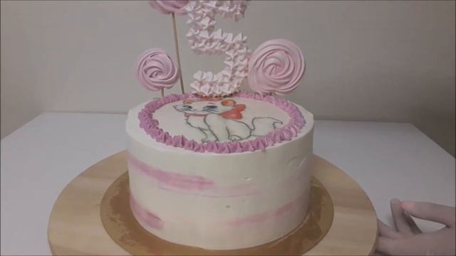 Сборка торта кошечка Мари (Marie The Cat) от Kagat Cake смотреть онлайн
