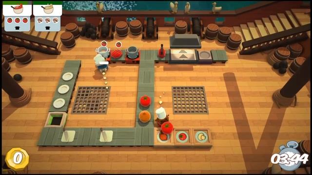 ZZevsTeam [RUS]. OverCooked (PS4): знакомство с игрой! смотреть онлайн