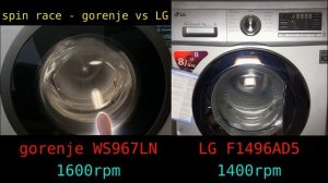 virtual spin race #12 - gorenje vs LG