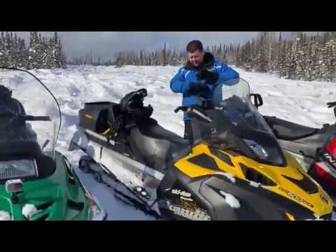 Поднебесные зубья (Лужба) на снегоходах Тайга Варяг 500, BRP Scandic 600 Etec, Polaris Voyageur 550