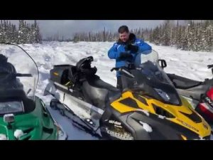 Поднебесные зубья (Лужба) на снегоходах Тайга Варяг 500, BRP Scandic 600 etec, Polaris Voyageur 550