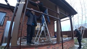 Остекление террасы алюминиевым профилем Provedal. Балконы-мск.рф