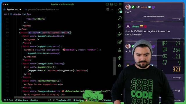 2023-05-23 - Part 2 - Building an Auto-complete UI with SolidJS createResource, Angular and RxJS смотреть онлайн