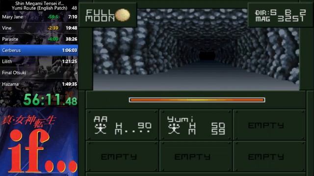 Shin Megami Tensei If... Speedrun - 1:41:04 (Yumi, English Patch) смотреть онлайн