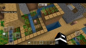 Бесконечная деревня в майнкрафт бедрок | огромная деревня в майнкрафт пе | деревня на телефоне |мкп