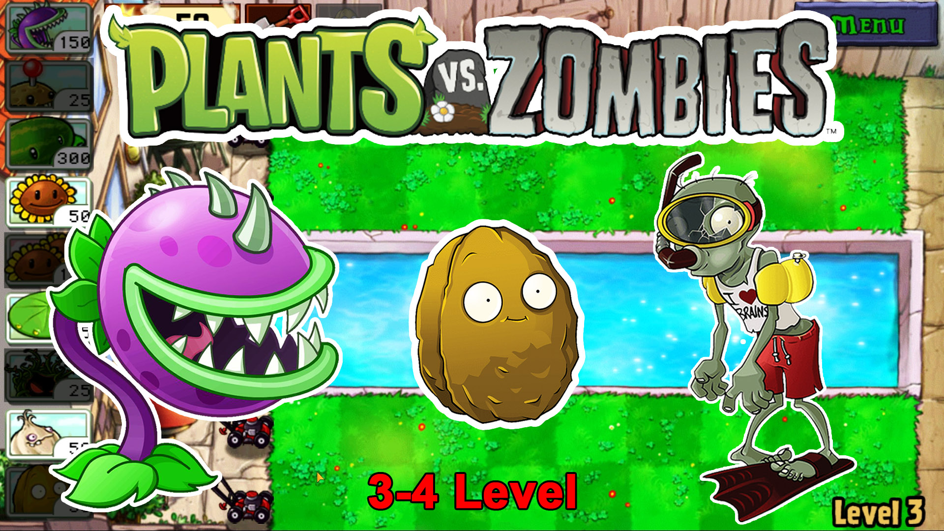 Растения против Зомби| Plants vs Zombies Let's Play #9 смотреть онлайн