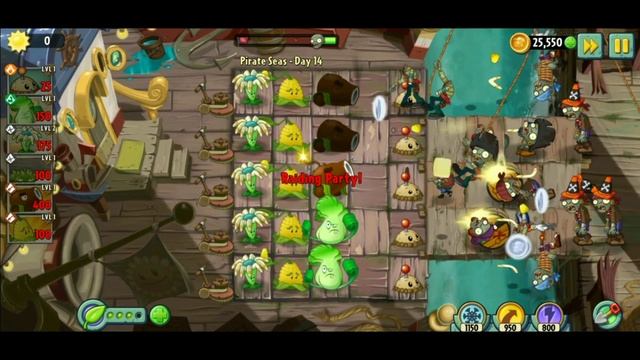 3 cannons destroy pirates Zombie game plans Vs zombies2 pvZ2 смотреть онлайн