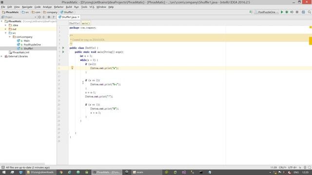 Java Basic Tutorial --- While Loop Simple Example (Shuffle) смотреть онлайн
