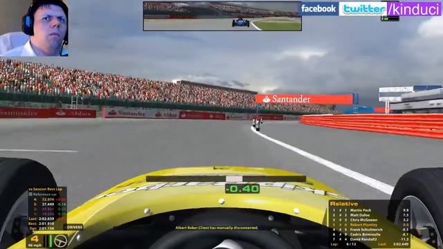 iRacing Official Skip Barber race from Silverstone - Good fun clean race смотреть онлайн