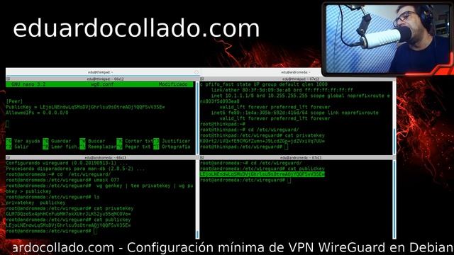 Configuración de WireGuard en Debian 10 смотреть онлайн